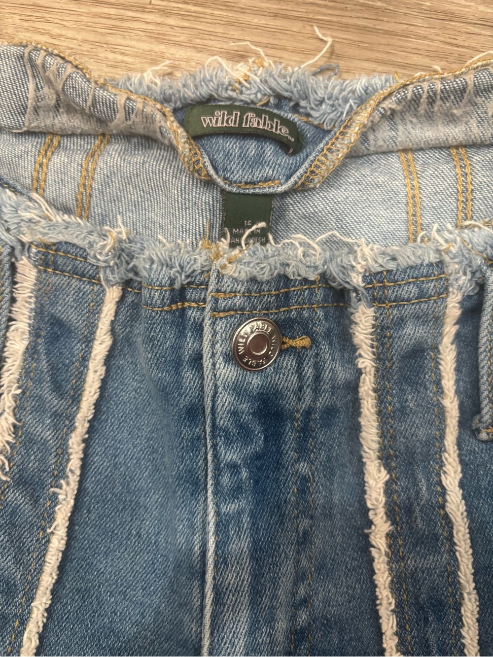 Wild Fable  Frayed Light Blue Jeans